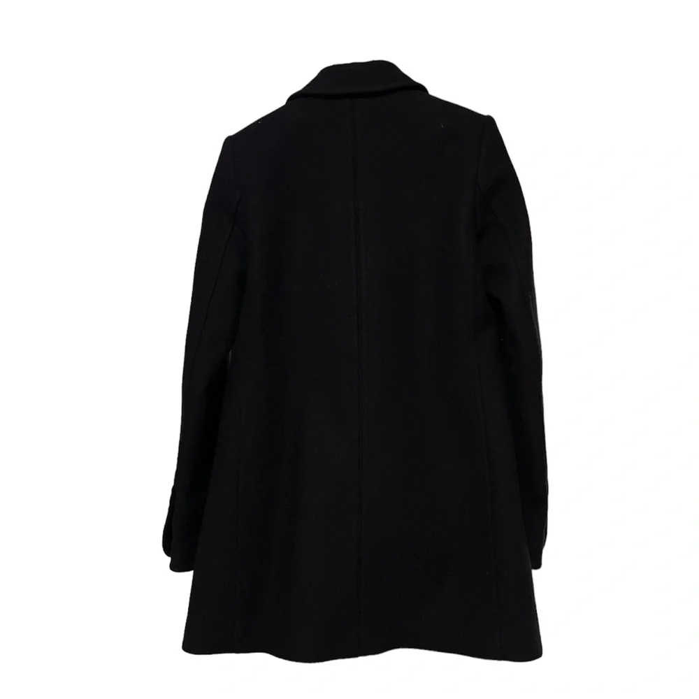 PROENZA SCHOULER wool and cashmere asymmetric pea coat. - Picture 4 of 6
